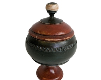 Norwegian antique Brides box - Unique Jewelry Boxes - antique painted box