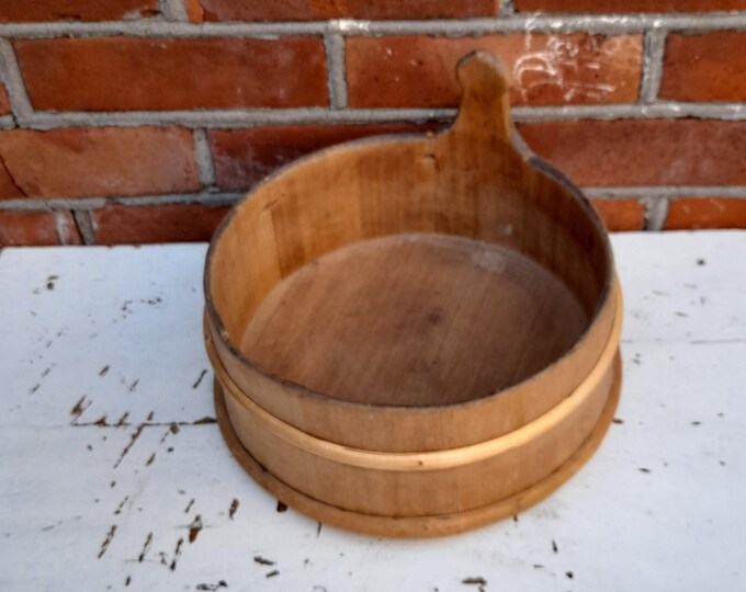 Stunning wooden bowl, from 1800s, rustic antique, Bent wood, Norwegian folk-art, rustic and primitive,Folk-art
