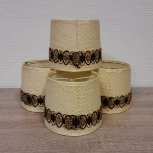 Vintage 60s lampshade, retro lampshades, mid-century designed