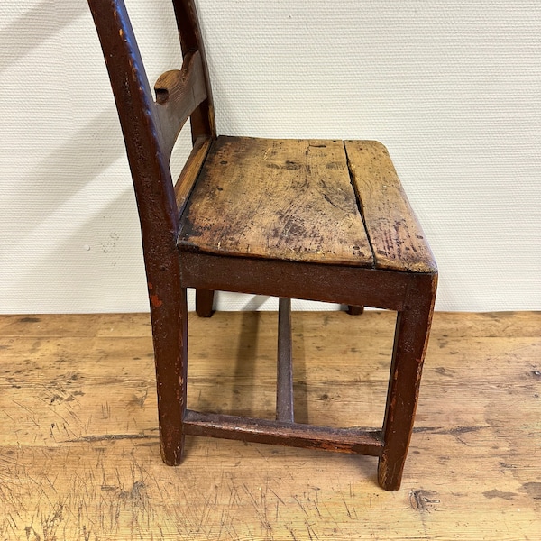 Farmhouse Treasure - Handcrafted Antique Chair from the 1700s - Adds Character to Any Space - 300 year old antique