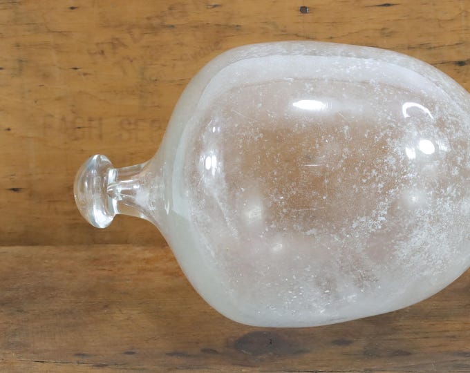 Collectible antique float | Norwegian Glass Fish Float | Dog Neck Fish Float | Nautical History Collectible | Maritime Gift