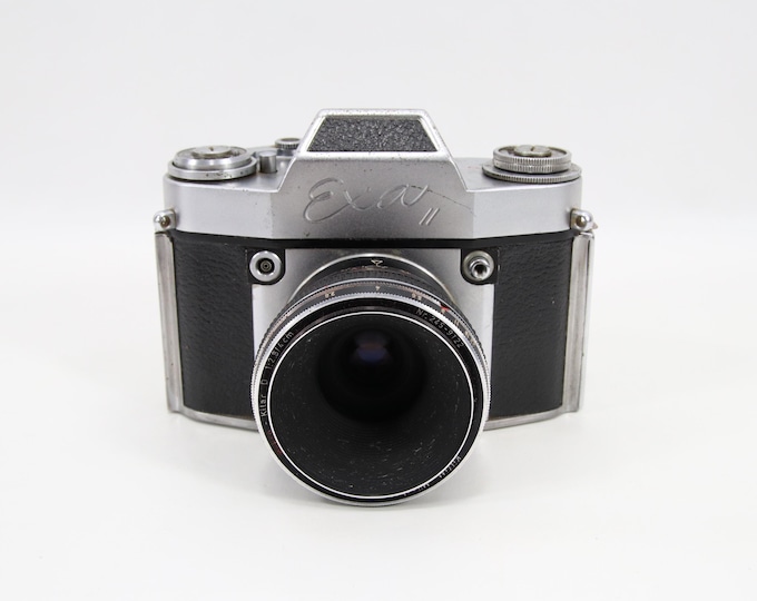 Vintage Ihagee EXA II 35mm SLR Camera | Kilfitt Munchen Makro Kilar 40mm f2.8 Lens Rare Macro Collectible Set