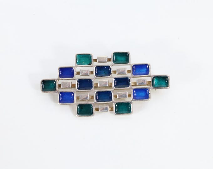 David Andersen 1966 Troll Series Brooch | Norwegian Silver Enamel | Sterling 925 Jewelry | Gift for Jewelry Lovers