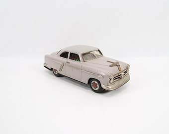 1950s Marusan Japan Tin Friction Car | Large Vintage Japanese Toy Automobile | Tinplate Sedan | Restoration Project Collector Toy