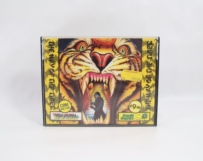The Way of the Tiger C64 | 1986 Commodore 64/128 Cassette Game by Gremlin Graphics | Tested Dual Cassette Ninja Action