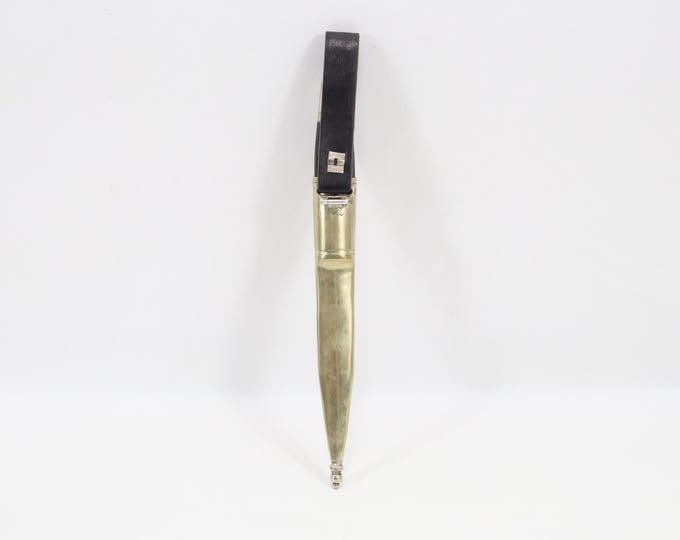 Jonny Borge Norwegian Decorative Knife | Hand Engraved Silverplate | Traditional Nordic Bunad Style | Rare Signed Piece