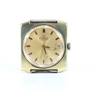 Vintage 1950s Ciny Wristwatch | Classic Retro Timepiece | Swiss-Made Collectible | Horology Enthusiast Gift