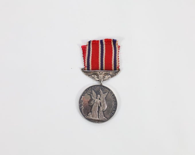 Norwegian War Medal Sterling Silver | Medal of Courage | Military Medal Collector's Gift | Honor & Valor Keepsake | Freedom and Fatherland