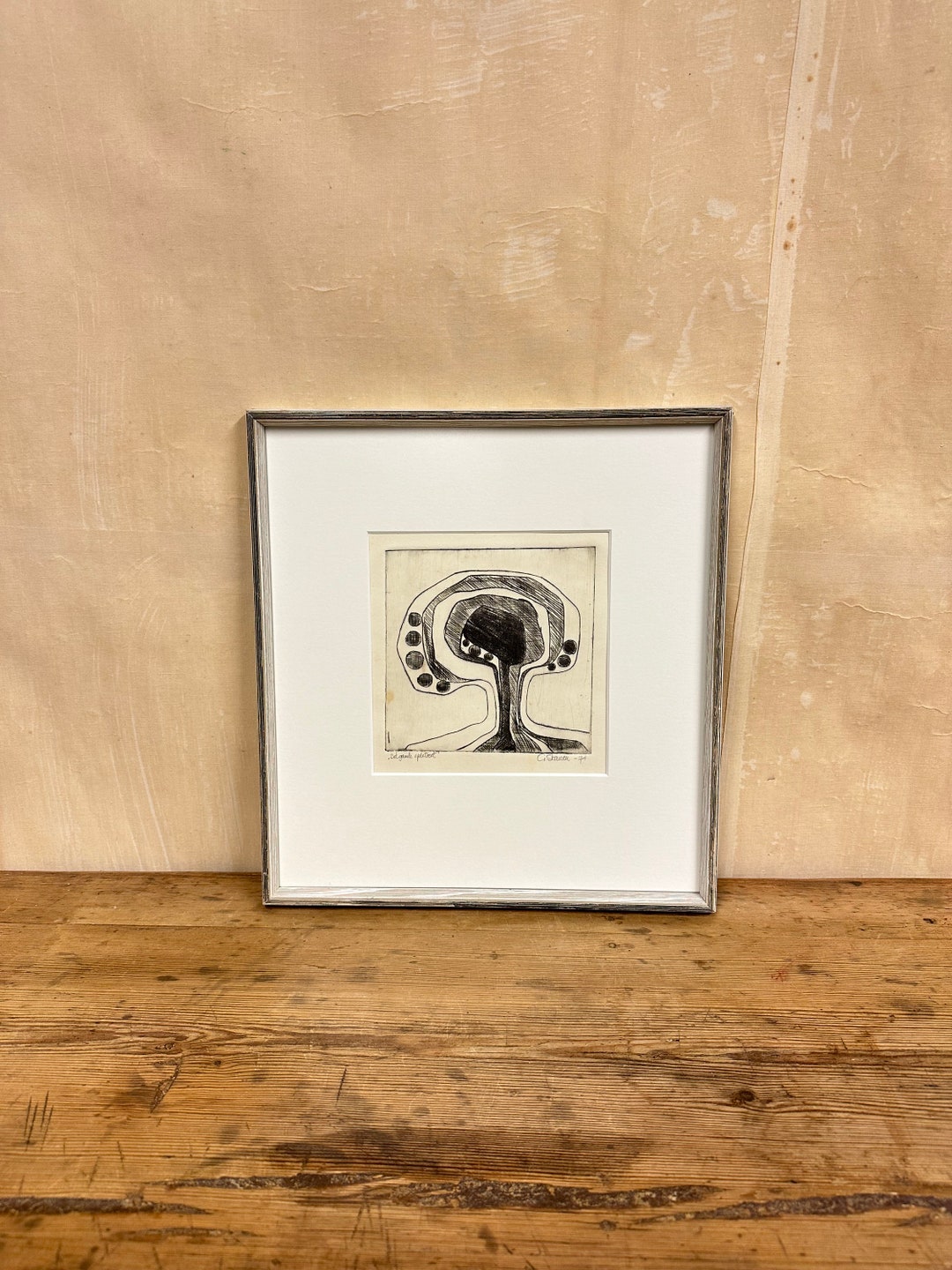 Retro Rarity: Limited Edition Collectible Vintage Xylography Art Print ...