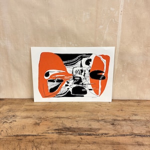 Vintage Xylography Art Print by Bill Smith - Limited Edition 33/40 - 1984