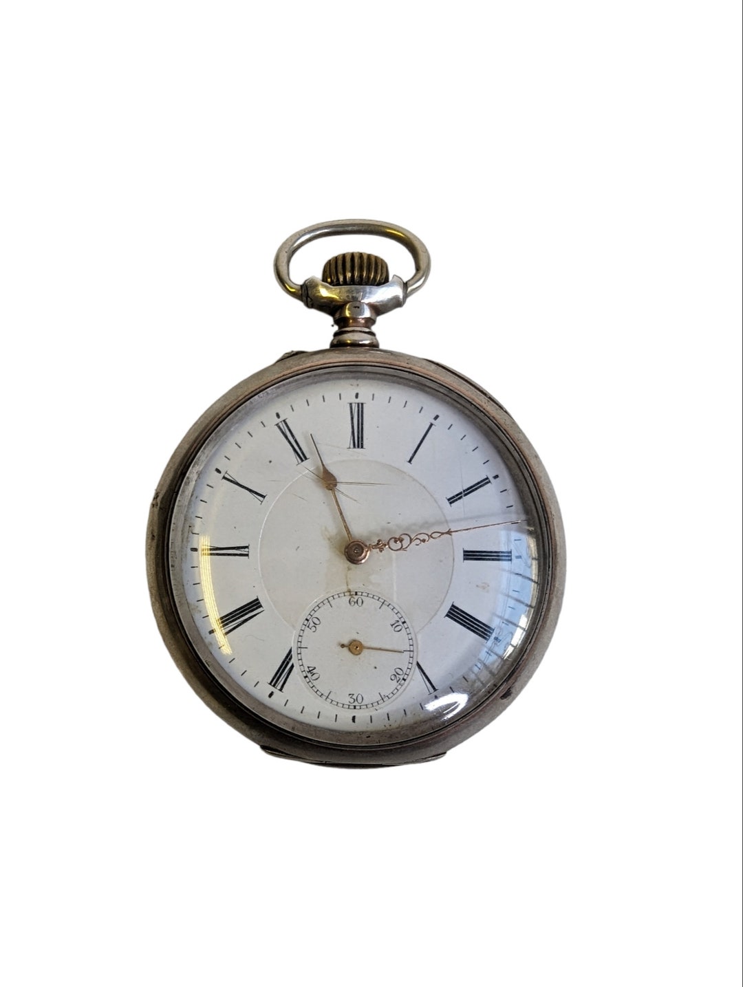 Orologio da tasca antico di Ancre Ligne Droite, orologio da