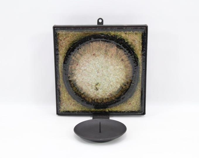 Norwegian Ceramic Wall Candle Holder by Konrad Galaaen | Porsgrund Porcelain Mid Century Design | Vintage Scandinavian Wall Sconce