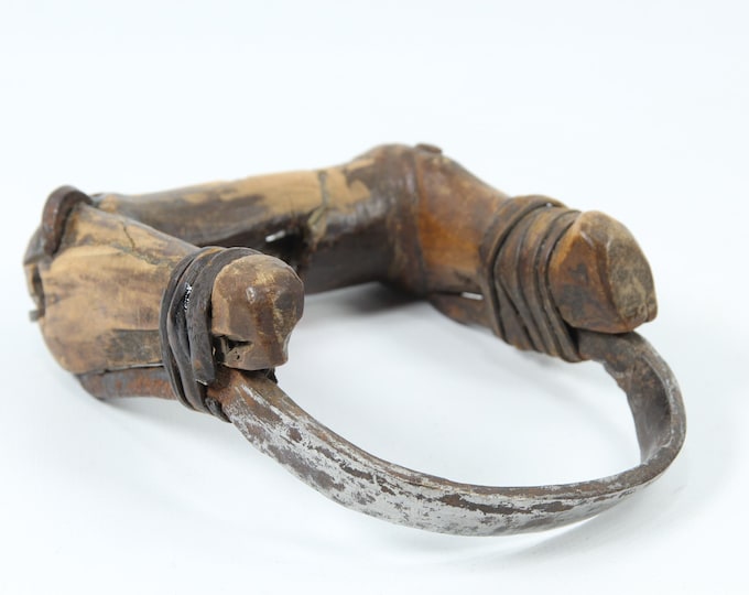 19th-Century Hollowing Planer | Vintage Wood Tool | Curved Planer Iron | Timeless Woodworking | Historic Craft