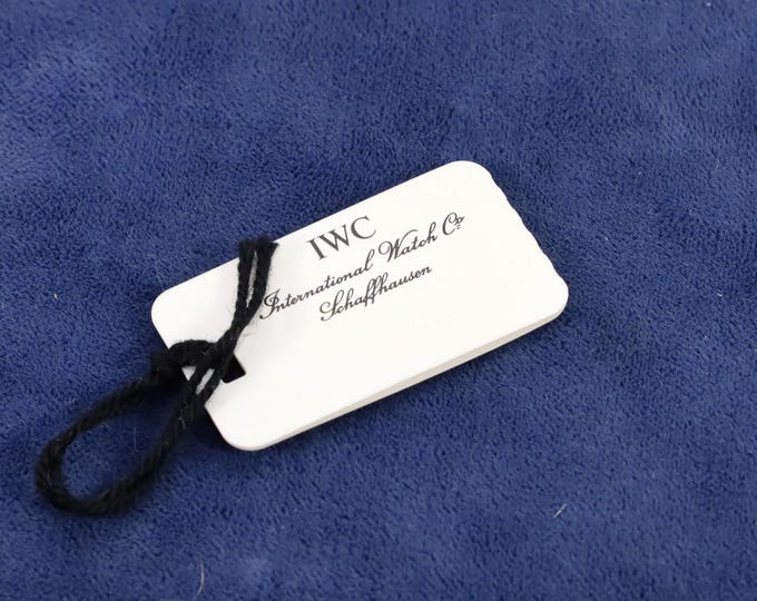 IWC Portofino Watch Hand Tag Ref 3209 | 1990s Vintage Watch Collectible | Original IWC Hand Tag | Watch Collector Gem