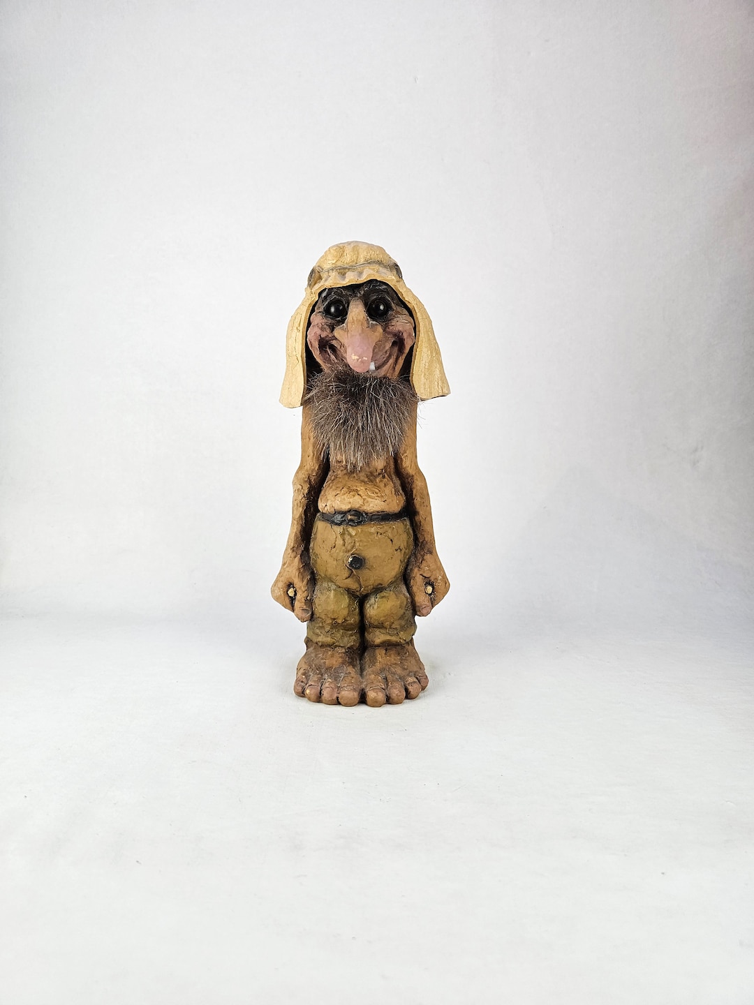 Vintage Norwegian Folk Art - Rare Handmade Nyform Troll