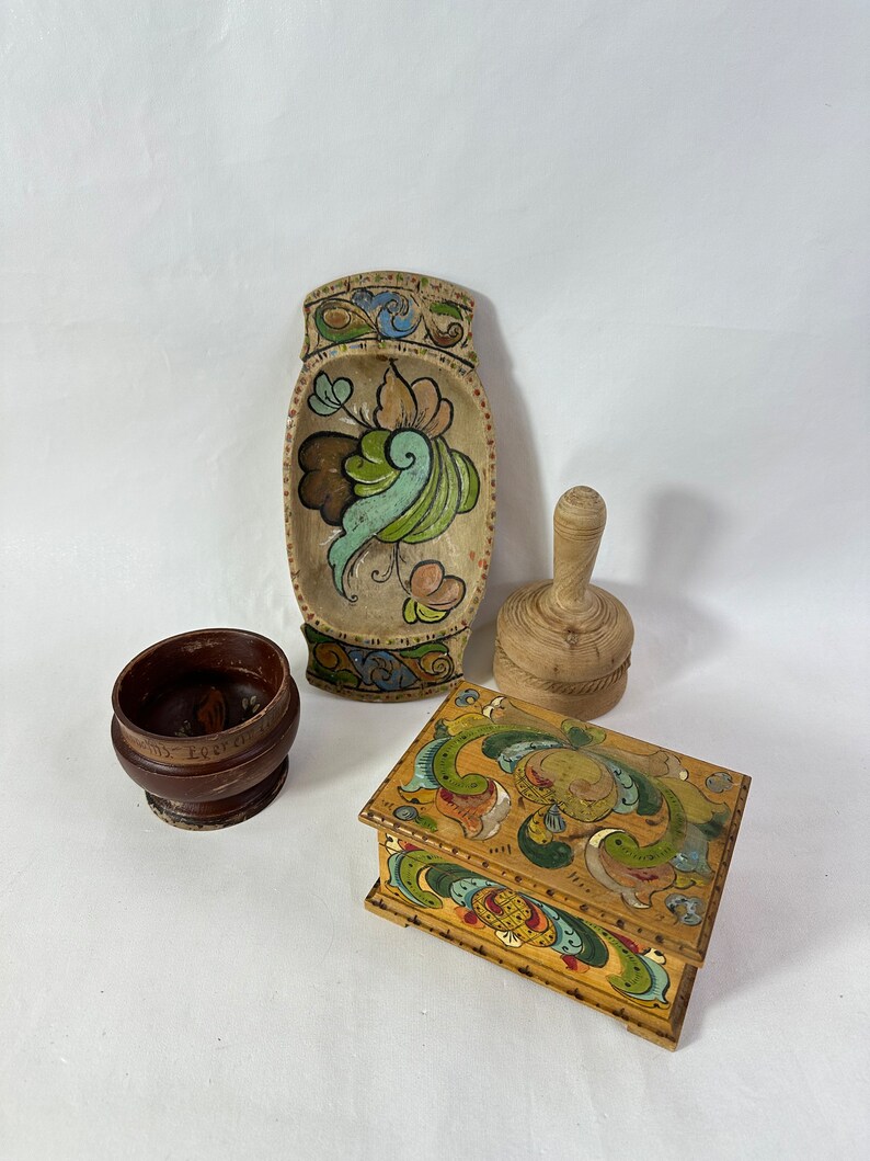Vintage Norwegian Collection - Decorative Traditional Items - Etsy