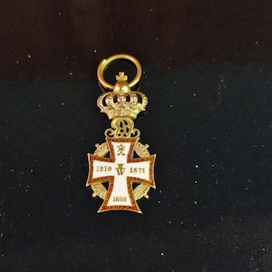 Order of the Danes, Royal orders, Scandinavian collectibles, Rare etc. collectibles, The Danish Royal Cross, Rare object for sale.