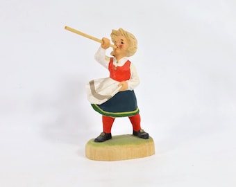 Vintage Hand-Carved Henning Figure | Norwegian Folk Art | Traditional Bunad | Nordic Art | Scandinavian Gift