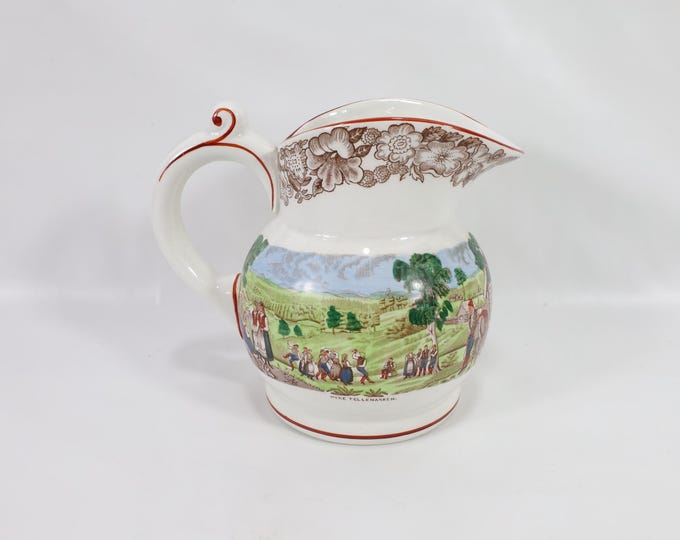 Norwegian Egersund Fayance Creamer | Sofiemugge Pitcher | Rare Porcelain | 1920s Hand-Painted | Collectible Gift