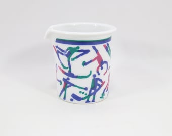 Lillehammer 1994 Creamer | Norwegian Olympic Porcelain | Scandinavian Winter Games Design