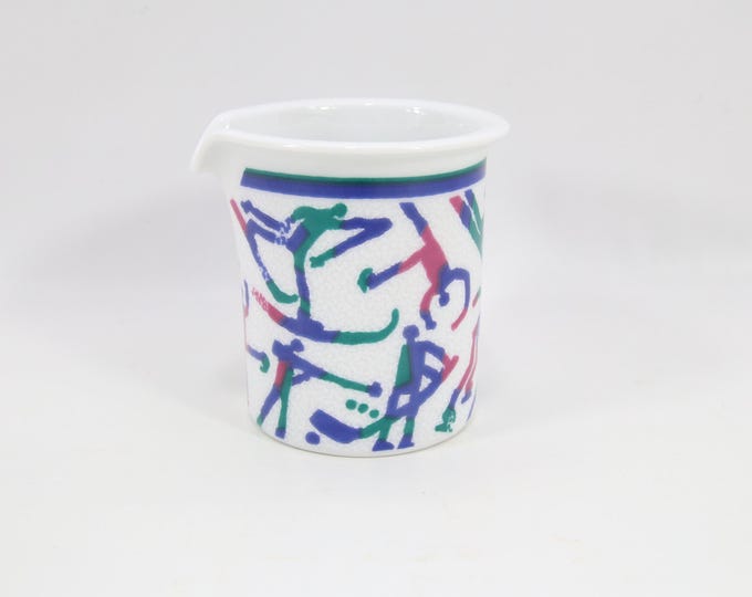 Lillehammer 1994 Creamer | Norwegian Olympic Porcelain | Scandinavian Winter Games Design