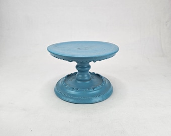 Norwegian Wooden Cakestand - Vintage wooden cupcake stand - cake pedestal display