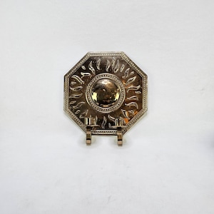 Mid-Century Brass Wall Sconce - Vintage Nordic Scandinavian Candle Holder with Two Candle Holders - Original Torbjørn Testad