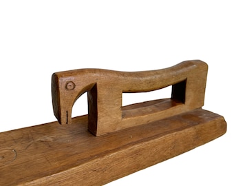Stunning antique 1800s mangle board - Norwegian chip carving art - wedding gift from the husband