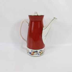 Norwegian Porsgrund Porcelain Teapot | 1970s Nordic Teapot | Hand-Painted Porcelain | Signed Artisan Pottery | Scandinavian Design Gift