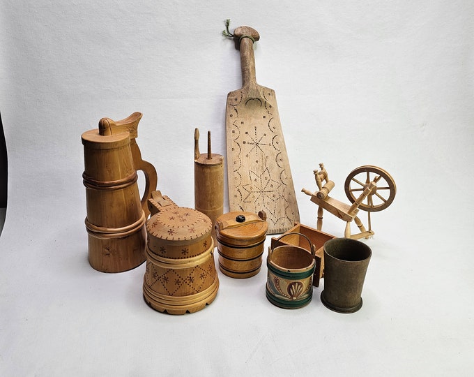 Vintage Farm Tool miniatures - Vintage Farm Tool Miniatures - Rustic Antique Style Decor for Farmhouse Charm