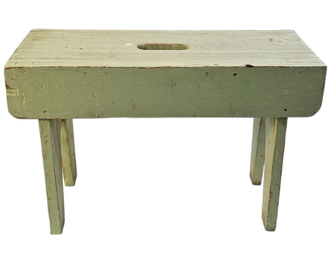 Vintage Norwegian Peasant Treasure: Gorgeous Rustic Milking Stool - Norwegian Folk Art Collectible