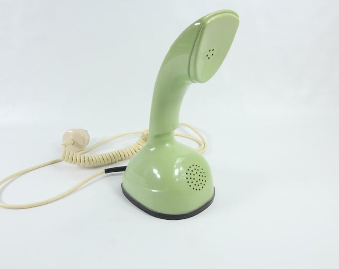 50's Cobra Ericofon Phone | Swedish LM Ericsson | Vintage Electric Phone | Scandinavian | Classic Green Design