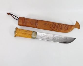 Vintage Marttiini Sami Knife from Finland - Collectible Scandinavian Blade for Gifting