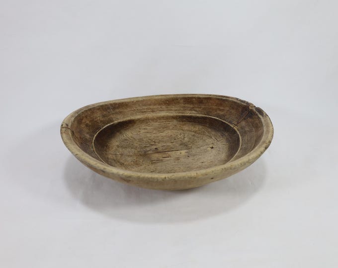 Nordic Beer Bowl with Old Repairs 1700s - Perfect Antique for Collectors