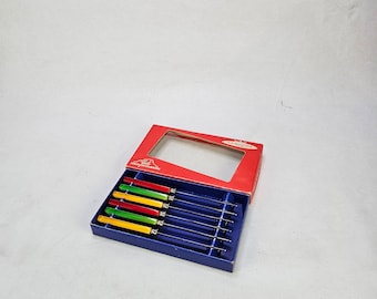 Vintage Retro Cutlery - Skaugum Colorful Fruit Knives - Norwegian Scandinavian Design