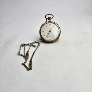 Prachtig zakhorloge - Bruidsjonkershorloge - Viking swizz made - antiek zakhorloge