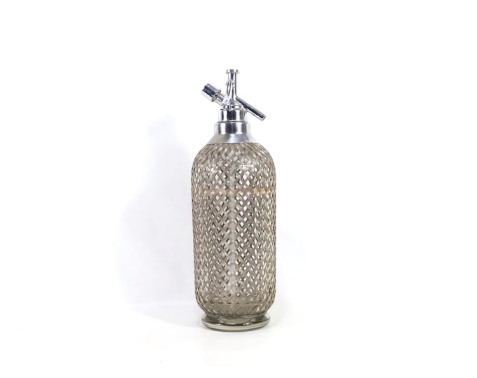 1930s Art Deco Sparklets Soda Syphon | Antique Carbonated Water Bottle | Collectible Barware | Vintage Gift