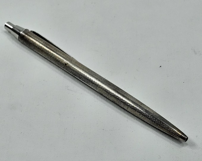 Authentic Vintage Office Pen - Real 830S silver Ball Pen - Retro Elegance in Silver - German made