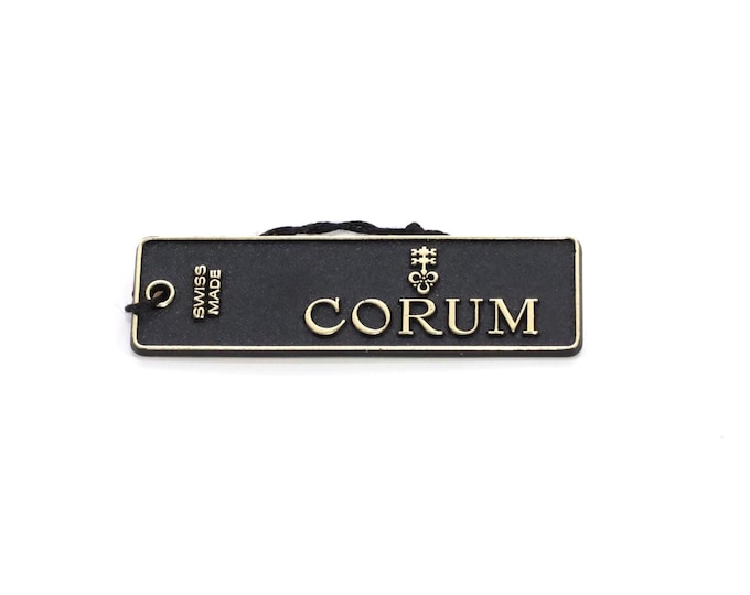Vintage Corum Watch Tag 1980s | Ref 2410321 V048 | Collectors Piece | Original Corum Handle | Timeless Design