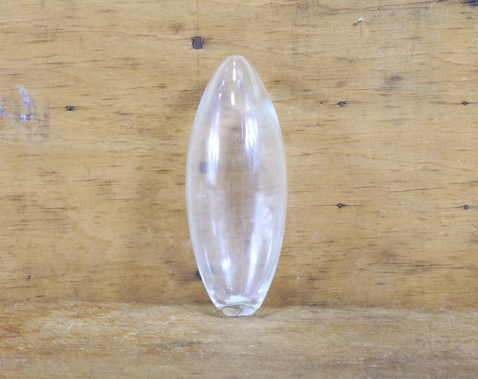 Egg-Shaped Norwegian Glass Float | Maritime History Artifact | Nautical Home Decor | Unique Collectible Gift