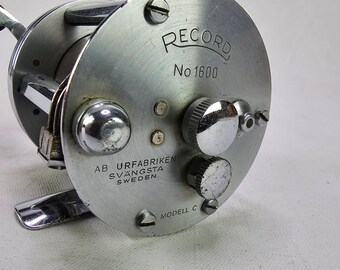 RECORD no1500 AB URFABRIKEN SVANGSTA SWEDEN modell C old reel バス ダイレクトリール レコード アブ スウェーデン abu RECORD no1500 AB URFABRIKEN SVANGSTA SWEDEN modell C old