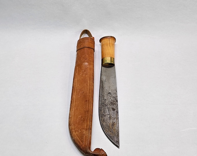 Exquisite Norwegian Handmade Knife by Isak Strømeng - A Collectible Beauty