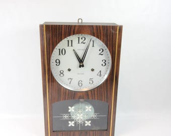Seiko 30 day wall clock - Vintage Wall Clock - Retro Interior Piece with German Quality Craftsmanship