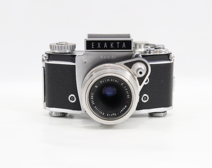 Exakta Varex IIb 35mm SLR Camera | Ihagee Dresden Vintage Film Camera with Primotar 50mm Lens | 1960s Mechanical Camera