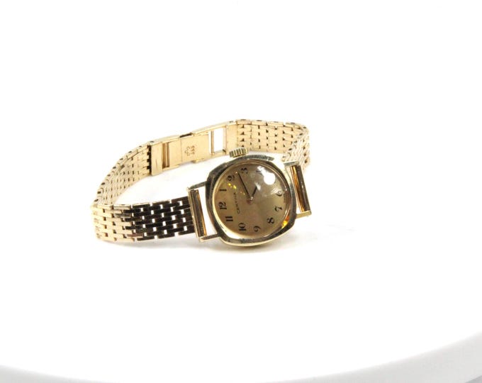 Vintage Certina Swiss Made Women's Wristwatch | 1950-1960s 14K Gold | Vintage Watch Gift | Collectible Watch