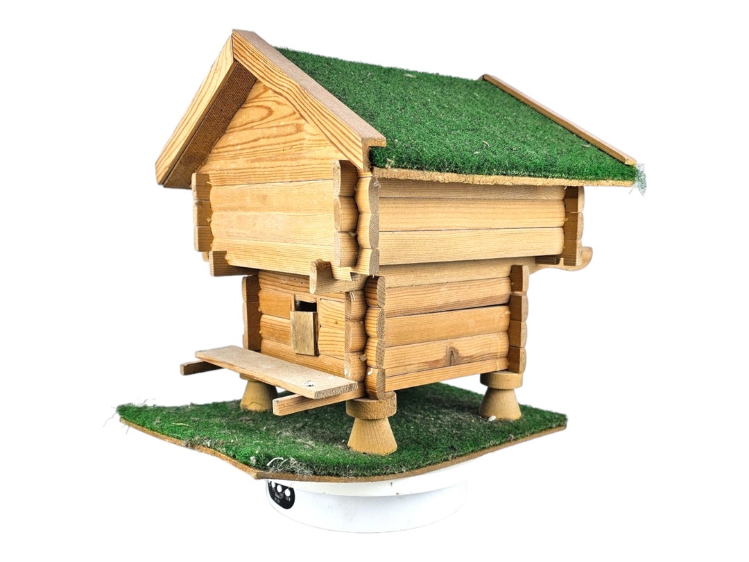 Norwegian Handmade Miniature Stabbur - Rustic Home Decor With Storage ...