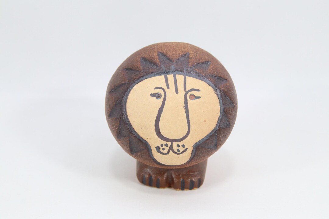 置物 Lisa Larson Lion Mini Lisa Larson Mini Lion Figurine | Vintage Swedish Gustavsberg