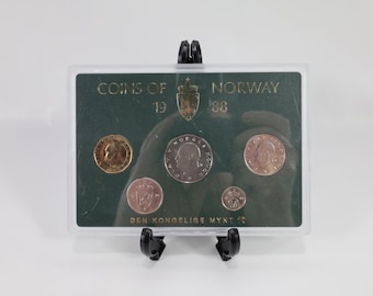 Norway 1988 Coin Set|Royal Mint Collection|Uncirculated Collectible|History Enthusiast Gift|Rare Coin Set