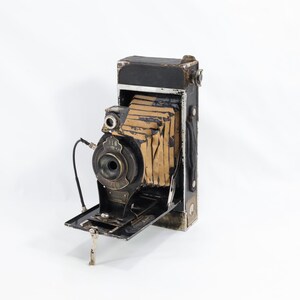 Kodak No2 Folding Brownie Camera | Antique Rustic Decor | Vintage Photography | Antique Craftsmanship