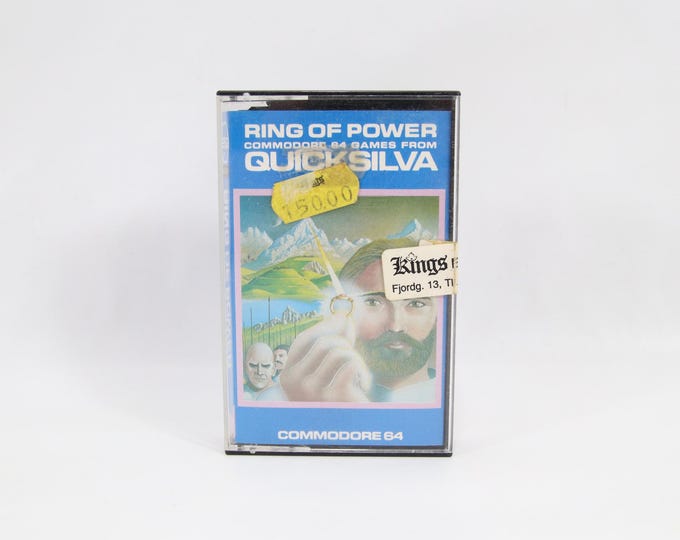 Ring of Power C64 | 1983 Commodore 64 Cassette Game by Quicksilva | Tested Adventure Game | Vintage Retro Collectible